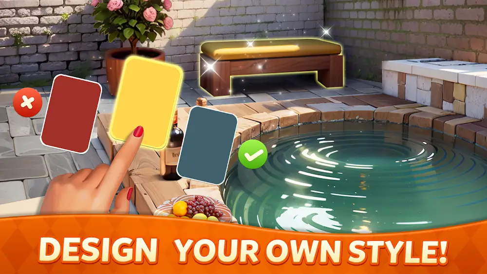 Dream Decor：Makeover Match — pokój w trakcie porządkowania